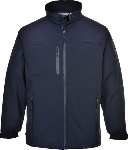 Portwest UTK50NARXL Regular Fit 3L Softshell Jacket, X-Large, Navy in Saudi Arabia