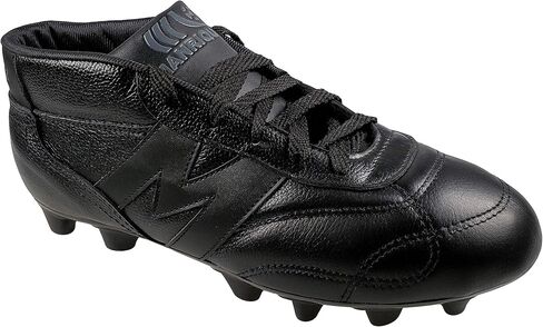 Manriquez Soccer Cleats Bota Vintage Total Black Genuine Leather Adult in Saudi Arabia