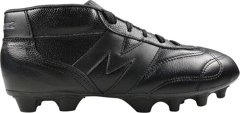 Manriquez Soccer Cleats Bota Vintage Total Black Genuine Leather Adult in Saudi Arabia