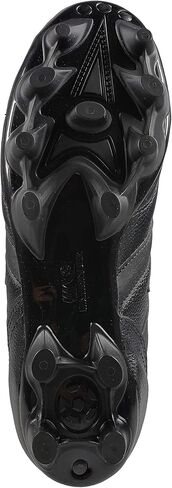 Manriquez Soccer Cleats Bota Vintage Total Black Genuine Leather Adult in Saudi Arabia