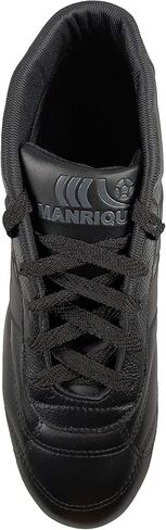 Manriquez Soccer Cleats Bota Vintage Total Black Genuine Leather Adult in Saudi Arabia