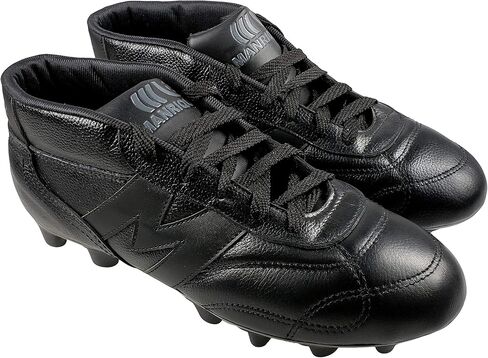 Manriquez Soccer Cleats Bota Vintage Total Black Genuine Leather Adult in Saudi Arabia