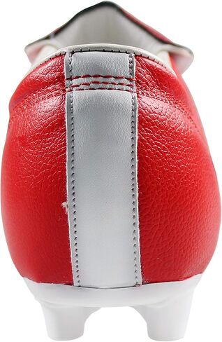Manriquez Soccer Cleats MID SX Red White Genuine Leather Adult in Saudi Arabia