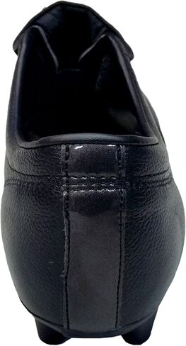 Manriquez Soccer Cleats MID SX Total Black Genuine Leather in Saudi Arabia