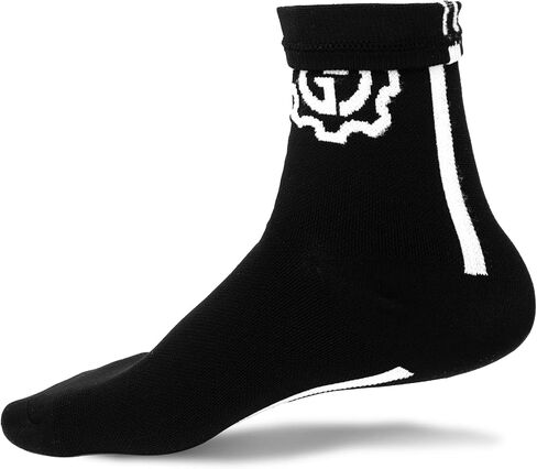 Gear Gravity Kinetic Cycling Socks Black w/ White in Saudi Arabia