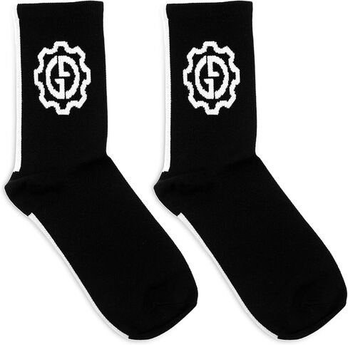 Gear Gravity Kinetic Cycling Socks Black w/ White in Saudi Arabia
