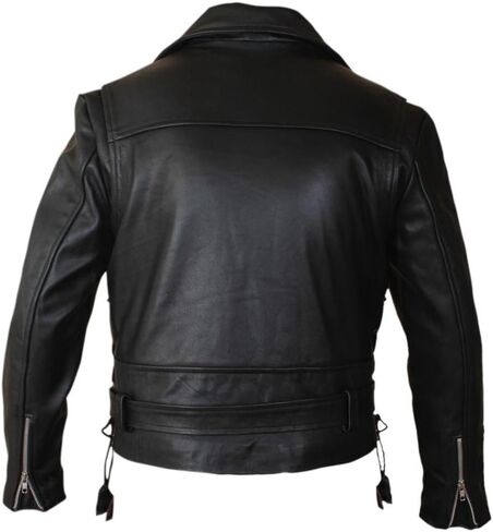 F&H Men's Terminator 2 Judgment Day Arnold Genuine Leather Jacket in Saudi Arabia