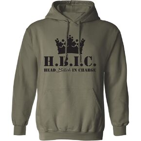 H.B.I.C. Head Bitch In Charge Adult Hooded Sweatshirt in Saudi Arabia