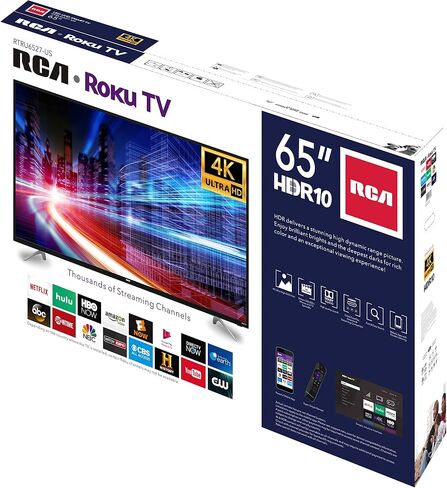 تلفزيون RCA 58 بوصة 4K UHD Roku ذكي بشاشة مسطحة LED، موديل 2022 in Saudi Arabia