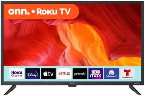 تلفزيون ONN 32 بوصة عالي الدقة (720 بكسل) LED ذكي متوافق مع Netflix وDisney+ وYouTube وApple TV وAlexa وGoogle Assistant - 100012589 (متجدد) in Kuwait