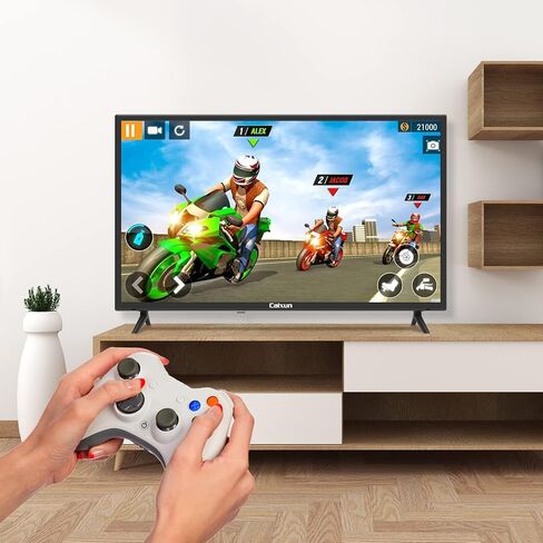 Caixun EC32T1H, 32 inch HD 720P LED TV with HDMI, USB, AV in, Optical (HDMI Cable Included - 2022 Model) in Kuwait
