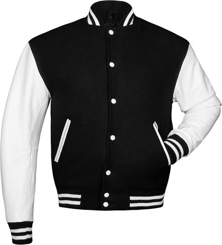 Brutul Bee Original Leather Varsity Letterman Jackets Wool & Leather Original American Style Varsity Jackets in Kuwait