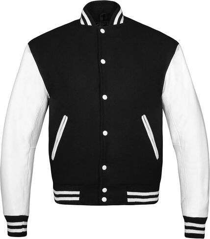 Brutul Bee Original Leather Varsity Letterman Jackets Wool & Leather Original American Style Varsity Jackets in Kuwait