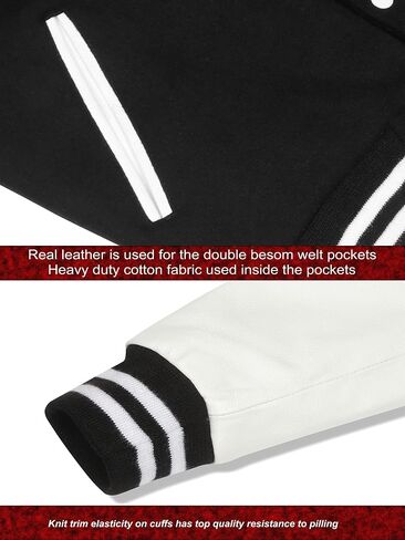 Brutul Bee Original Leather Varsity Letterman Jackets Wool & Leather Original American Style Varsity Jackets in Kuwait