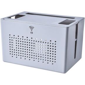 YUEYOULII WiFi Router Storage Box, Household Cable Management Boxes, Router Decorative Box, Cord Organizer Box, Living Room Decorative Box (Color : B) in Saudi Arabia