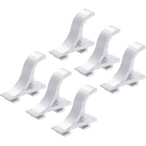 MECCANIXITY Freezer Shelf Clips, Refrigerator Clip Kits Cooler Shelf Support 1.06x0.31x0.91inch for Home Use Pack of 6