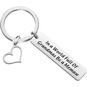 KUIYAI Grandma Gift in A World Full of Grandmas Be a Memaw Gigi Mimi Yaya Nana Appreciation Gift