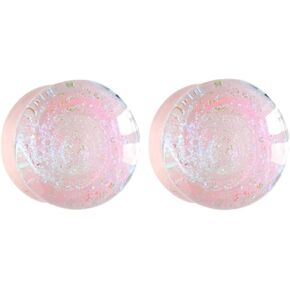 Sparkle Galaxy Double Flared Glass Plugs