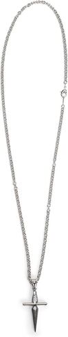قلادة متدلية من الفولاذ المقاوم للصدأ فضية اللون مقاس 24 بوصة من اونز سيف كروس, 24 Inch, ستانلس ستيل, غير معروف in Kuwait