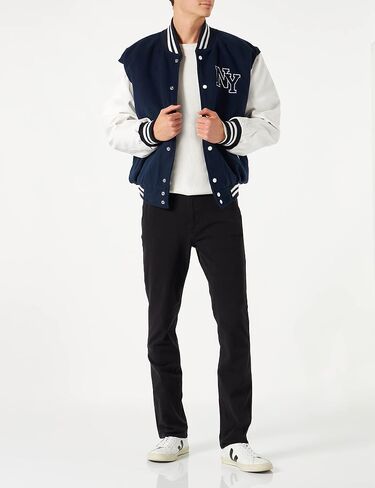 Vintage NY Baseball Jacket - Black in Kuwait