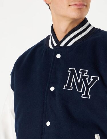 Vintage NY Baseball Jacket - Black in Kuwait