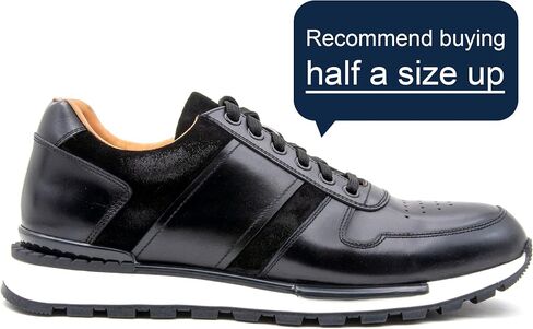 Bastanchury Sneakers for Men Leather Mens Casual Shoes Handmade Stained Blake Construction Retro Men's Fashion Sneakers in Saudi Arabia