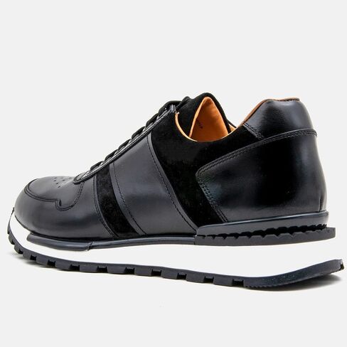 Bastanchury Sneakers for Men Leather Mens Casual Shoes Handmade Stained Blake Construction Retro Men's Fashion Sneakers in Saudi Arabia