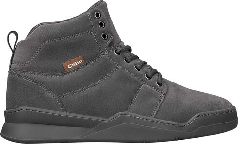 CALTO Men's Invisible Height Increasing Elevator Shoes - Athletic Ankle Top Sneaker Boots - 2.6 Inches Taller in Saudi Arabia