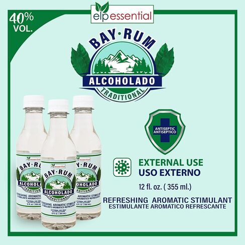 Alcoholado Bay Rum , After Shaves Refreshing Aromatic Stimulant 12oz 2 Pack in Saudi Arabia