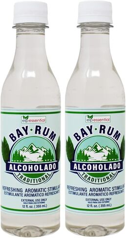Alcoholado Bay Rum , After Shaves Refreshing Aromatic Stimulant 12oz 2 Pack in Saudi Arabia