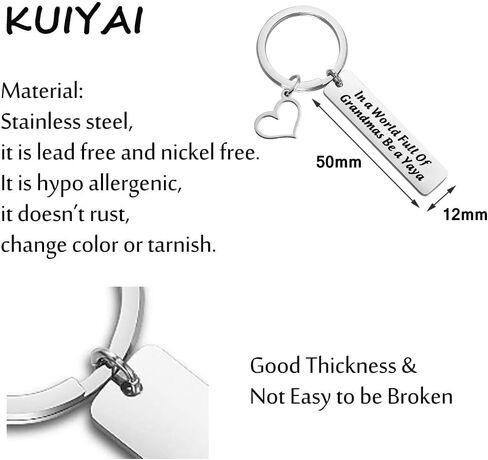 KUIYAI Grandma Gift in A World Full of Grandmas Be a Memaw Gigi Mimi Yaya Nana Appreciation Gift in Saudi Arabia