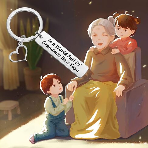 KUIYAI Grandma Gift in A World Full of Grandmas Be a Memaw Gigi Mimi Yaya Nana Appreciation Gift in Saudi Arabia