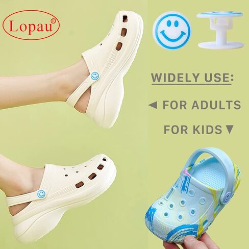 أجزاء أزرار مسامير بديلة من Croc متوافقة مع أحذية Crocs Style (مثبت إصلاح الحزام/زر بلاستيكي) in Kuwait