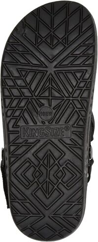 KingSize Men's Wide Width Extra Wide Adjustable Strap Rubber Clog in Saudi Arabia