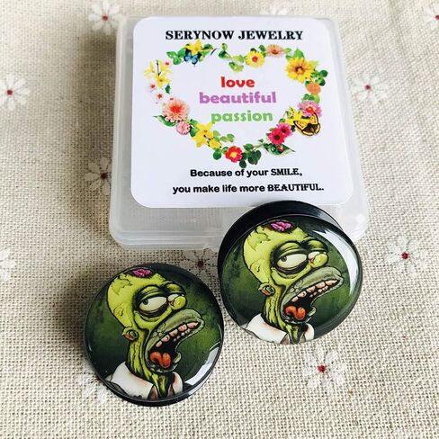 SERYNOW Ear Gauges Plugs and Tunnels Ear Stretcher Expander 6mm-25mm Acrylic Double Flared Screw Plug Piecing Jewelry in Kuwait