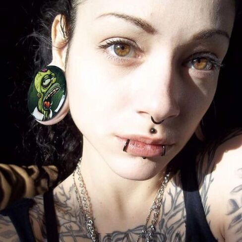 SERYNOW Ear Gauges Plugs and Tunnels Ear Stretcher Expander 6mm-25mm Acrylic Double Flared Screw Plug Piecing Jewelry in Kuwait