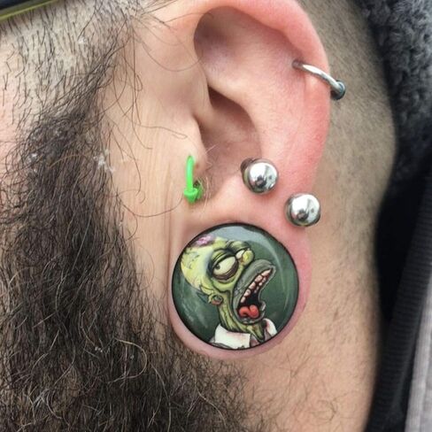 SERYNOW Ear Gauges Plugs and Tunnels Ear Stretcher Expander 6mm-25mm Acrylic Double Flared Screw Plug Piecing Jewelry in Kuwait