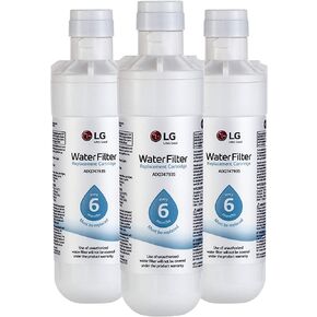 LG LT1000P3 6-Month / 200 Gallon Refrigerator Replacement Water Filter, 3 Count (Pack of 1), White in Kuwait