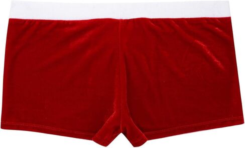 iiniim Christmas Holiday Mens Boxer Shorts Flannel Christmas Santa Claus Boxers in Saudi Arabia