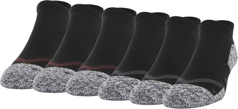 Gildan Men's Active Strategic Cushion No Show Socks with Tab Back, Multipairs in Saudi Arabia