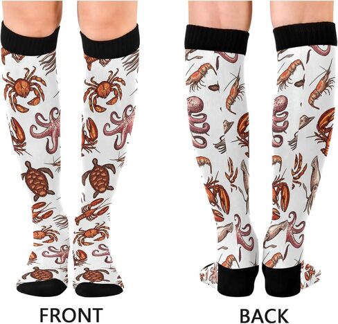 Unisex Long Casual Socks Athletic Crew Breathable Soft Socks for Women Men Running Cycling Hiking in Saudi Arabia