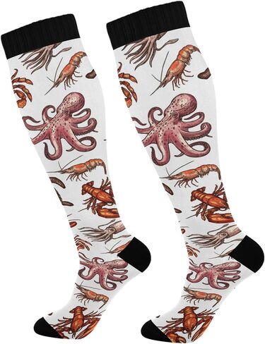 Unisex Long Casual Socks Athletic Crew Breathable Soft Socks for Women Men Running Cycling Hiking in Saudi Arabia