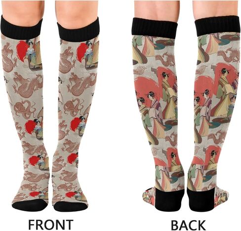 Unisex Long Casual Socks Athletic Crew Breathable Soft Socks for Women Men Running Cycling Hiking in Saudi Arabia