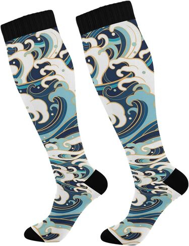 Unisex Long Casual Socks Athletic Crew Breathable Soft Socks for Women Men Running Cycling Hiking in Saudi Arabia