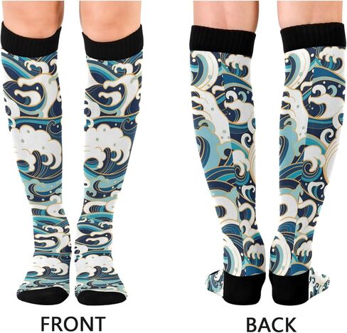 Unisex Long Casual Socks Athletic Crew Breathable Soft Socks for Women Men Running Cycling Hiking in Saudi Arabia