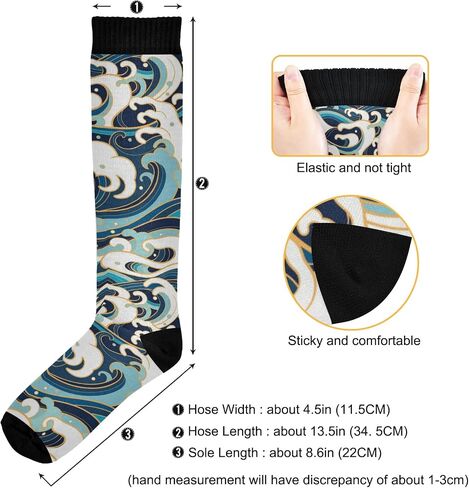 Unisex Long Casual Socks Athletic Crew Breathable Soft Socks for Women Men Running Cycling Hiking in Saudi Arabia
