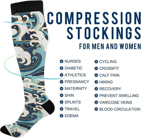 Unisex Long Casual Socks Athletic Crew Breathable Soft Socks for Women Men Running Cycling Hiking in Saudi Arabia