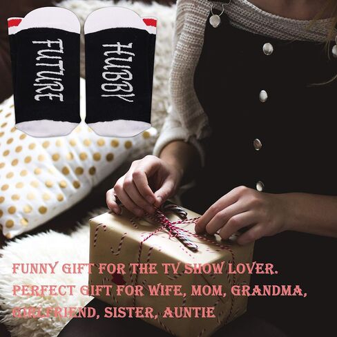 2PAIRS Future Wifey Socks Bride To Be Gift Bridal Shower Gift Woman Novelty Socks for Wife To Be in Saudi Arabia