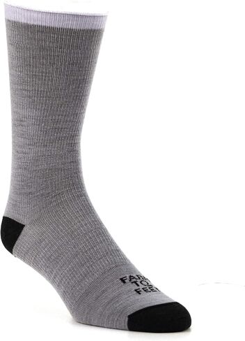 Farm to Feet Men's Arlington Ultralight Rolltop Crew Merino Wool Socks in Saudi Arabia