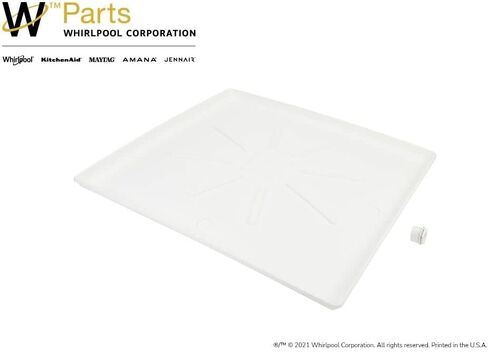 Whirlpool 8212526 Washer Tray, White in Saudi Arabia